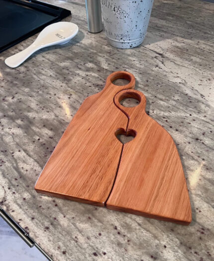 Daska za suvomesnate proizvode - spojeno srce