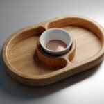Ovalni drveni poslužavnik - proizvod od drveta