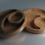 Okrugli drveni poslužavnik - proizvod od drveta